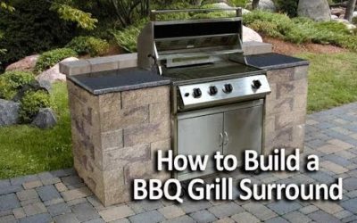 How to Build a BBQ Grilling Station or Grill Surround